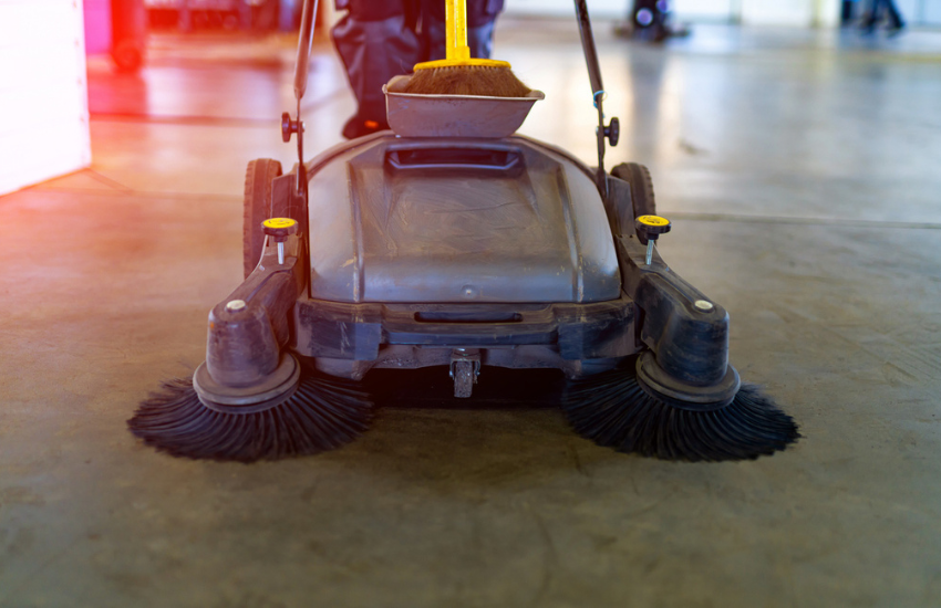 Factory Floor Scrubbing