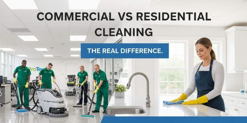 Commercial Cleaning vs Residential - What You Should Know Now - featured