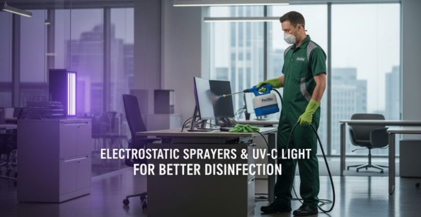 Electrostatic-Sprayers-and-UV-C-Light-for-Better-Disinfection-featured